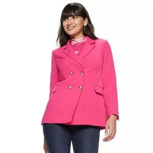Nine West Longer Double Breasted Blazer